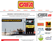 Tablet Screenshot of cafa.com.mx